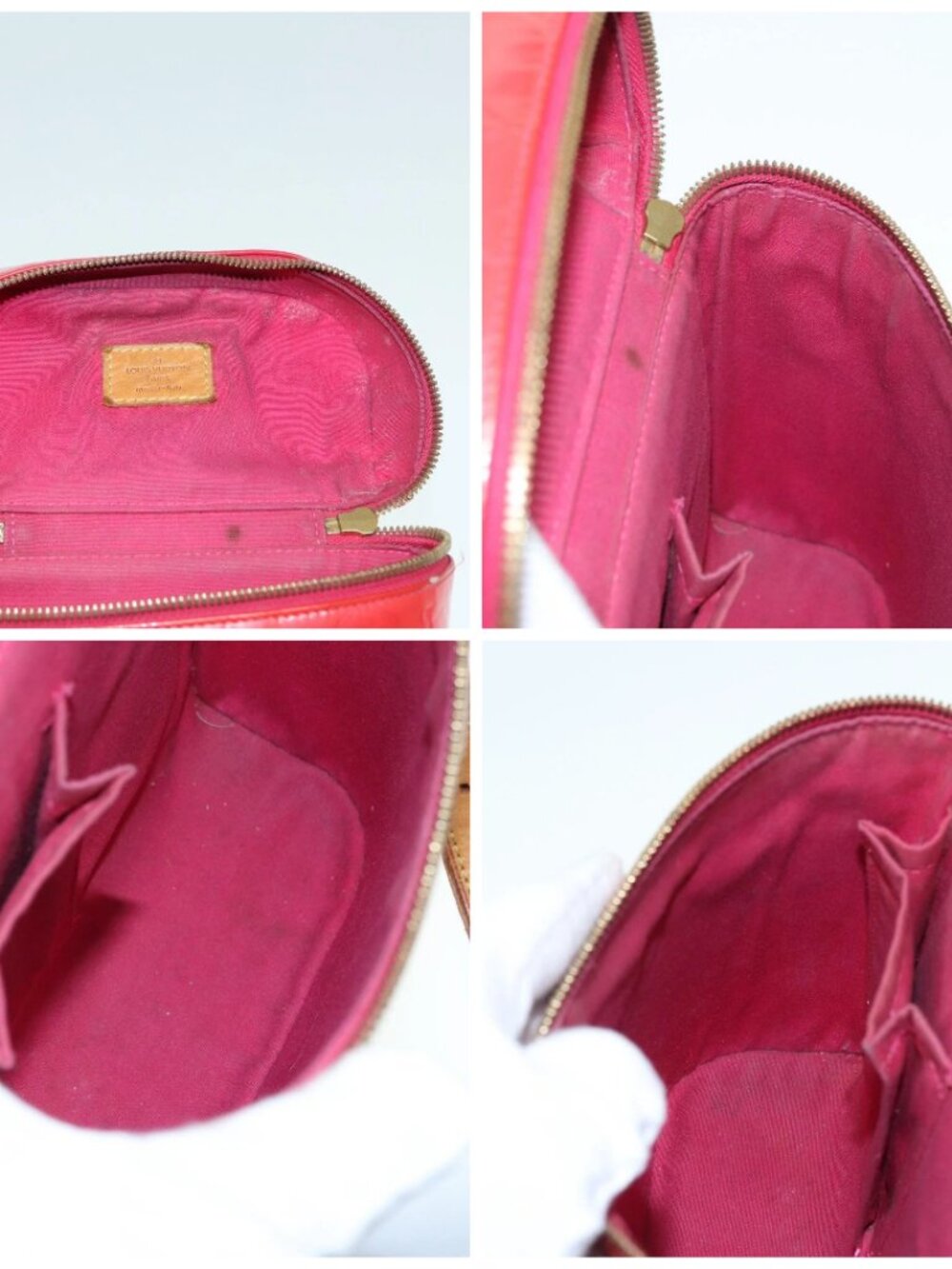 LOUIS VUITTON Monogram Vernis Sullivan Vertical Bag Pink - Picture 15 of 16